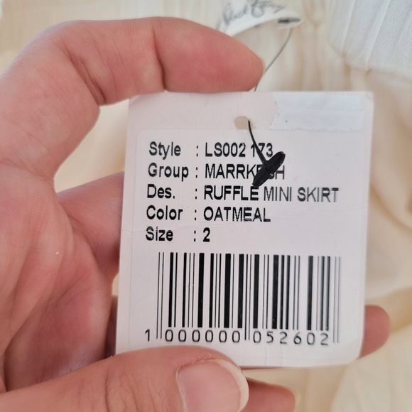 NWT loveshakefancy mini skirt - Picture 3 of 7